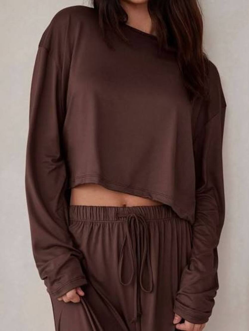 BUMPsuit The Cloud Long Sleeve Crop Tee Size M
